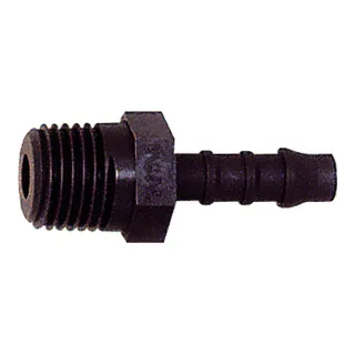 Riegler Gerader Einschraubstutzen, M5 a., für Schlauch LW 3 mm, PA 6