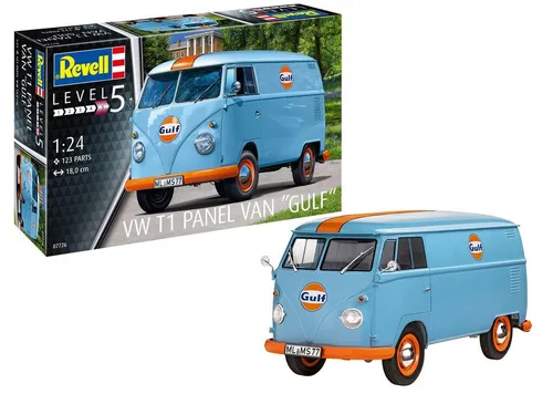 Revell 07726 VW T1 Panel Van Bausatz 1:24 von Revell