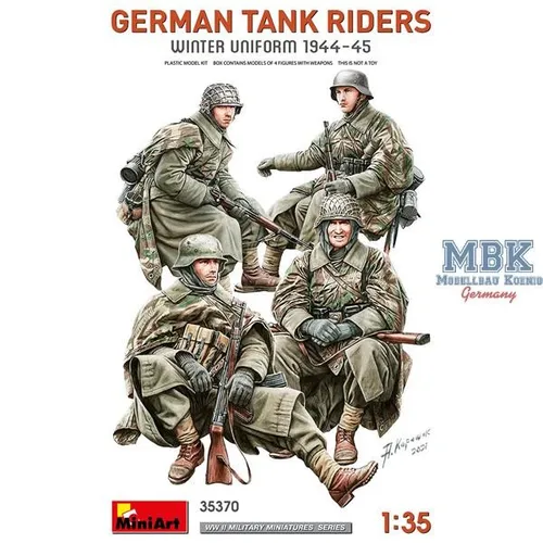 MINIART MA35370 German Tank Riders - Winter Uniform 1944 -45