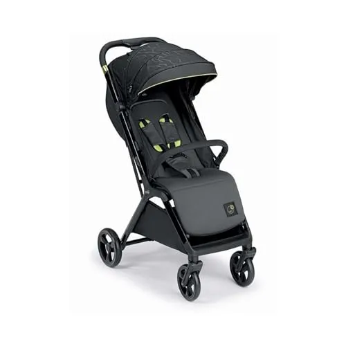 Kinderwagen Oliver im City-Design | Klappbarer Kinderbuggy, Farbe:Schwarz