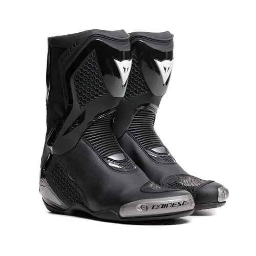 Dainese Stiefel Torque 4 Boots - Hochwertige Racing Stiefel, 43 EU - Motorradstiefel aus D-Stone-Mikrofaser mit D-Axial-System für optimalen Schutz und austauschbaren Magnesium-Slidern, perfekt für Straße und Rennstrecke.