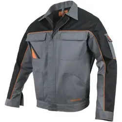 Arbeitskleidung ART.MaSter PROFESSIONAL grau Jacke 64 - Strapazierfähige Arbeitsjacke für Profis, mit 5 praktischen Taschen und verstellbaren Ärmelbündchen für optimalen Tragekomfort. Ideal für alle, die Wert auf Funktionalität und modernes Design legen.