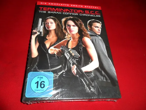 Terminator: S.C.C - The Sarah Connor Chronicles - Staffel 2 DVD - Sci-Fi & Fantasy Serie auf DVD, spannende Fortsetzung mit 925 Minuten Laufzeit, ideal für Fans der Kultreihe.