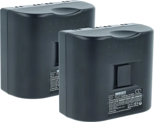 vhbw 2x Batterie kompatibel mit Daitem D22 SH402AX, D22 SH422ZX, D22 SH421AX, D22 SH422AX Alarmanlage, Alarmsystem (14500 mAh, 3,6 V, Li-MnO2)
