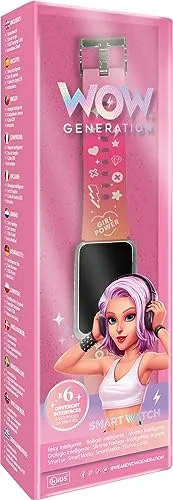 WOW GENERATION Smartwatch mit Doppelriemen - Smartwatch mit langlebigem Design und hochwertigem Material, ideal für alle Lebensstile und Aktivitäten.