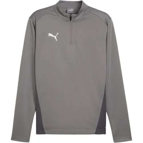 PUMA teamGOAL Training 1/4 Zip Top - Sweatshirt mit Viertelreißverschluss, feuchtigkeitsableitend und atmungsaktiv, ideal für intensives Training und maximalen Komfort.