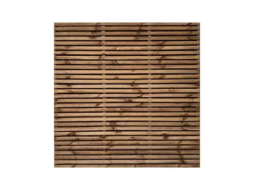 WOODTEX Sichtschutzzaun Braun 180x180 cm aus Kiefer - Erleben Sie optimale Privatsphäre mit dem robusten Sichtschutzzaun aus Kiefer in Kastanienfarbe. Ideal für Garten, Terrasse oder Balkon – wetterbeständig und pflegeleicht für langlebigen Genuss.