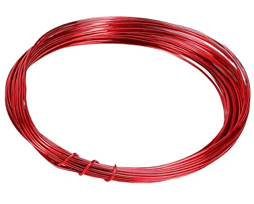 mumbi 30757 rot 10m Basteldraht 1mm