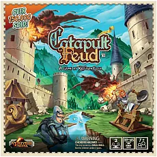 Vesuvius Media Catapult Feud 2.0 - englisch - Gesellschaftsspiel für die ganze Familie, strategisches Catapult-Spiel mit spannenden Duellen und einer englischen Anleitung für unvergessliche Spielabende.