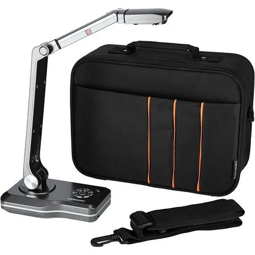 celexon FullHD Dokumenten-Kamera DK800 - 10-fache Vergrößerung mit Tragetasche - Dokumentenkamera mit FullHD-Auflösung und 10-facher Vergrößerung, ideal für Präsentationen und Schulungen. Inklusive praktischer Tragetasche für sicheren Transport.