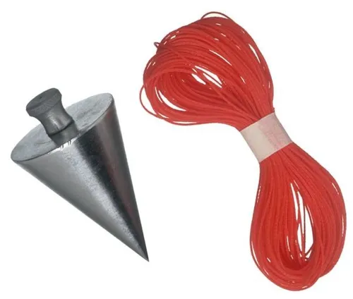 Connex Senklot Birnenform Schnur 10 m 250 g  Senklot