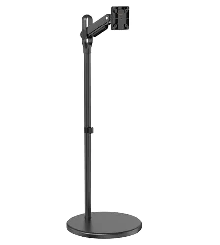 my wall HT 34 L mobiler TV Standfuß - TV-Halterungen, höhenverstellbar und ideal für Monitore von 17-35 Zoll, perfekt für flexible Anwendungen in jedem Raum.