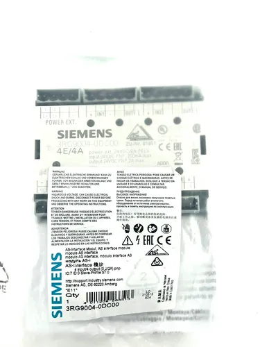 Siemens AS-Interface Modul 3RG9004-0DC00 F90 digital 4DI/4DQ (H21B)