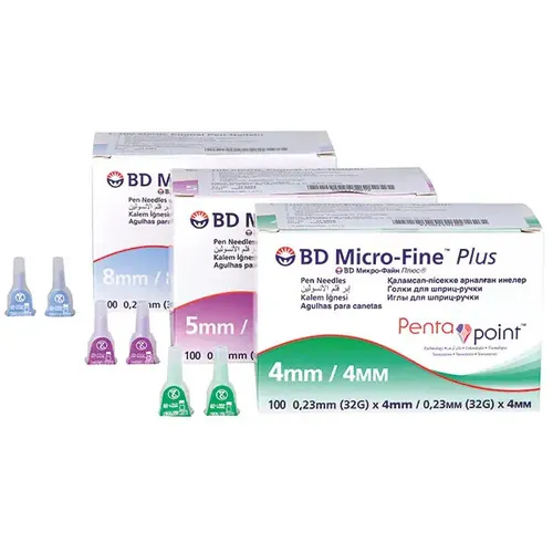 BD Micro-Fine Plus Pentapoint PenKanlen | 100 Stk | PZN 09917007 | 0,25x5 31G