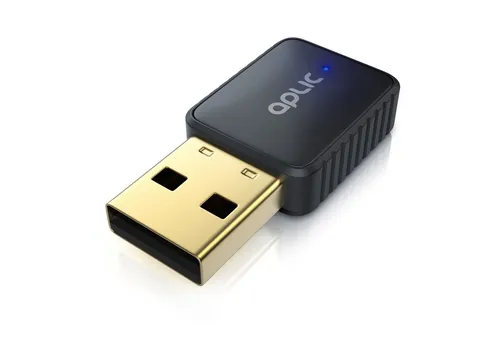 Aplic WLAN-Dongle, WiFi Stick Dual Band 600 MBit/s 2,4 GHz + 5 GHz / 802.11 ac/n/g/b/h