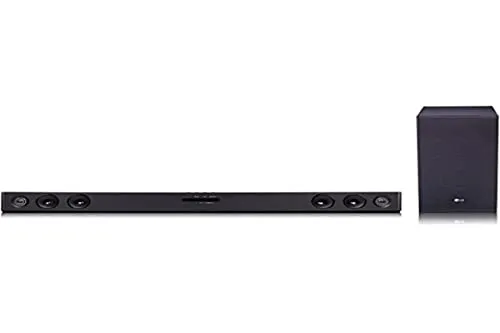 LG SQC2 2.1 Soundbar - 300W mit kabellosem Subwoofer, Adaptive Sound Control für optimales Klangerlebnis bei TVs ab 43 Zoll