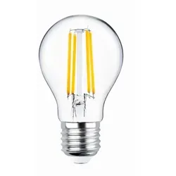 E27 4W LED Filament Lampe Vintage Glühbirne 470 LM Warmweiß 2700K - Elegante E27 4W LED Filament Lampe im Vintage-Stil. Mit 470 Lumen und warmweißem Licht sorgt sie für eine gemütliche Atmosphäre. Ideal für dekorative Beleuchtung in jedem Raum.