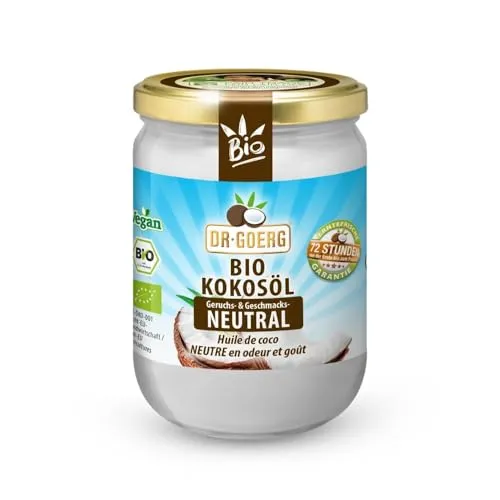 Premium Bio-Kokosöl neutral/Bio-Kokosspeisefett 1 x 500 ml