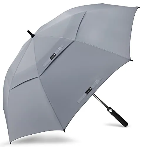 ZOMAKE Regenschirm Groß Sturmfest XL/XXL in grau von ZOMAKE