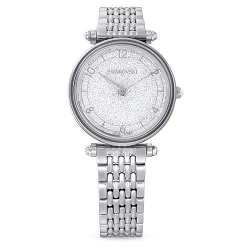 Swarovski Crystalline Wonder Uhr - Armbanduhren für Damen mit rund 1.000 Kristallen im Edelstahlgehäuse, elegant und wasserdicht bis 50 m - der perfekte glamouröse Begleiter.