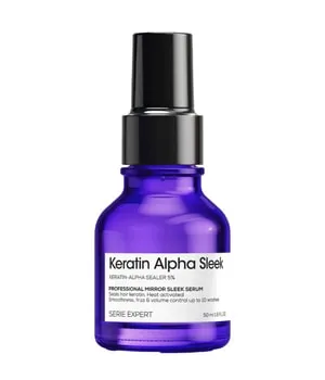 L'Oréal Professionnel Serie Expert Keratin Alpha Sleek Serum 50ml - L'Oréal Professionnel Serie Expert Keratin Alpha Sleek Serum 50 ml für geschmeidiges Haar. Schützt vor Hitze und Frizz, aktiviert durch Föhnen oder Glätten. Ideal für langanhaltenden Sleek-Effekt und brillanten Glanz.