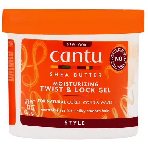 Cantu Shea Butter Twist & Lock Gel, feuchtigkeitsspendend, parabenfrei, 370 