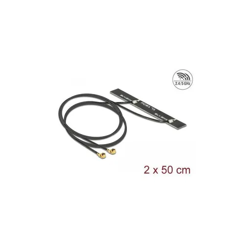 DeLock WL-Antenne 2X I-PEX Mini RF 5dBi Doppelantenne