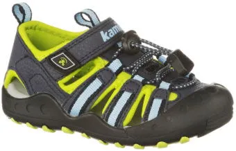 Kamik CRAB Outdoorsandale blau 32 EU - Wanderschuhe für Kinder, sportlich und bequem, mit Klettverschluss und EVA-Dämpfung für optimalen Tragekomfort beim Wandern.
