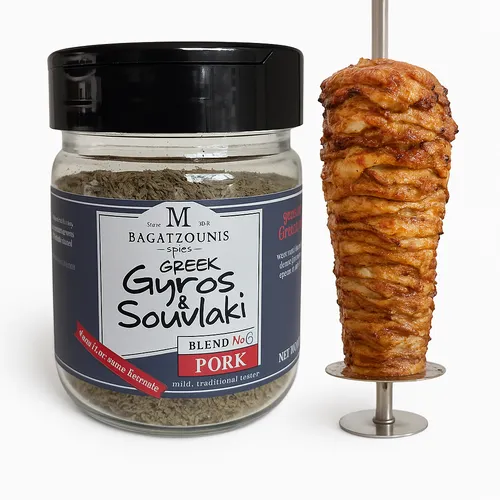 GYROS & SOUVLAK 100g, BAGATZOUNIS, GEWÜRZ, GRIECHENLAND, GRIECHISCHE KRÄUTER