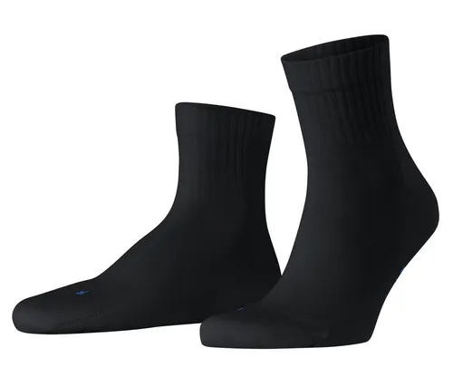 Falke Tagessocke Run Rib (nachhaltige Baumwolle) Kurzsocken schwarz - 1 Paar, Größe: 35-36