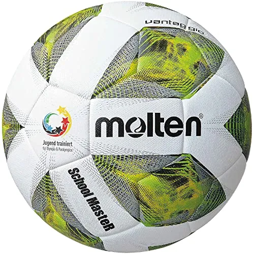 Molten Trainingsbälle für Fußball-Soft-HR Trainingsbälle für Fußball Weiß/Grün/Silber 5
