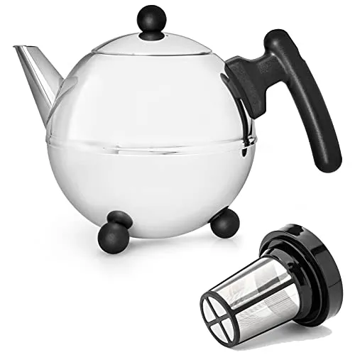 Bredemeijer Bella Ronde Edelstahl-Teekannen-Set 1.2 L