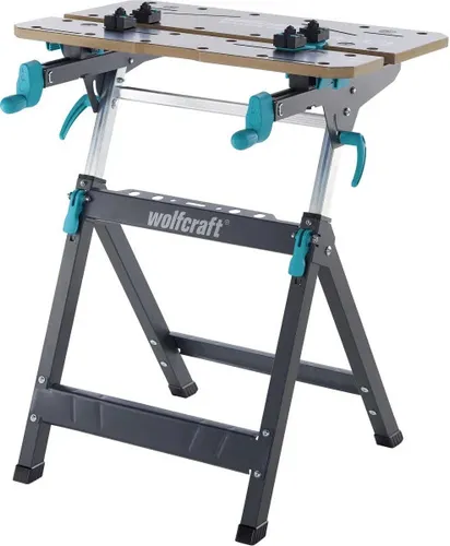 Wolfcraft Maschinen- und Spanntisch Master 750 Ergo - Höhenverstellbar, ideal für präzises Arbeiten und vielseitigen Einsatz