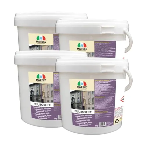 MARBEC PULITORE FC 5KGX4Stck Gelreiniger zur Entfernung von Smog von Gebäudefassaden