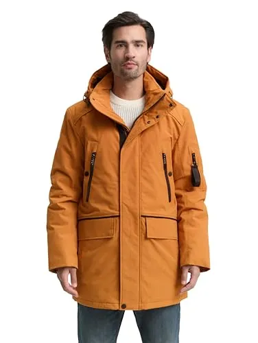 TOM TAILOR Funktionsmantel mit Logo Anhänger - Funktionsjacke, wasserabweisend und leicht für unbeständiges Wetter, ideal für Outdoor-Aktivitäten und Freizeit.