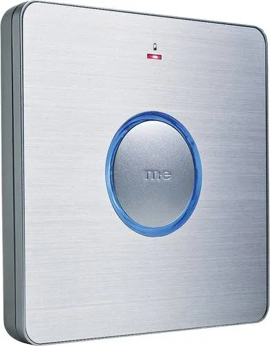 m-e Türklingel m-e modern-electronics 41047 - Funkklingel Empfänger grau, kompakte Maße und einfache Installation für jede Haustür
