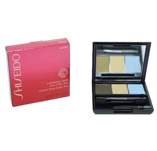 Shiseido Luminizing Satin Eye Color Trio GD804 3g - Elegantes Trio mit schimmernden Farbtönen für strahlende Augen. Ideal für kreative Looks und einfaches Auftragen.