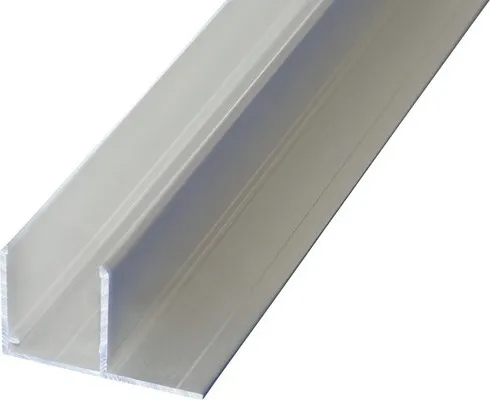 Produktbild Gutta Alu U-Profil Lasche quer für 16 mm Doppelstegplatten