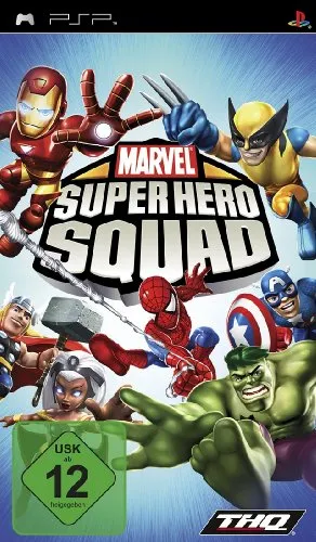 Marvel Super Hero Squad - Actiongeladene Abenteuer - Spiele mit deinen Lieblingshelden aus dem Marvel-Universum und erlebe spannende Missionen in diesem unterhaltsamen Spiel für die ganze Familie.