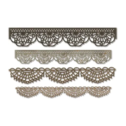 Sizzix • tim holtz thinlits die set crochet 4pcs