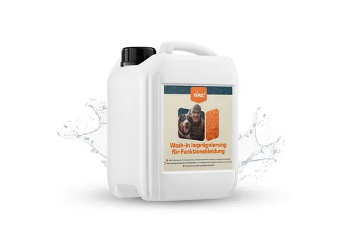 nimo Wash-In Imprägnierung für Funktionskleidung - Imprägniermittel für Funktionstextilien, bietet effektiven Nässeschutz und macht Deine Kleidung wetterfest für Abenteuer mit Deinem Vierbeiner.