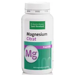 Magnesiumcitrat-Kapseln 180 Kapseln