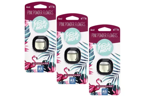 fresh & more Raumduft Auto-Lufterfrischer (4ml 3er Pack), 3-St)