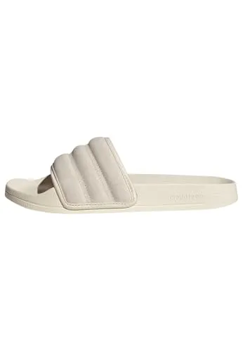 adidas Slides ADILETTE NOSHOWER - Damen - Weiß - Größe 42 - Badeschuhe von adidas, ideal für den Strand oder das Schwimmbad, mit schnelltrocknendem Material für höchsten Komfort.