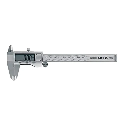 DIGITAL CALIPER 0150MM0.03MM - Präziser Messschieber mit 0,03 mm Genauigkeit, ideal für präzise Messungen. Leicht und handlich mit einem Gewicht von nur 160 g – perfekt für den professionellen Einsatz.