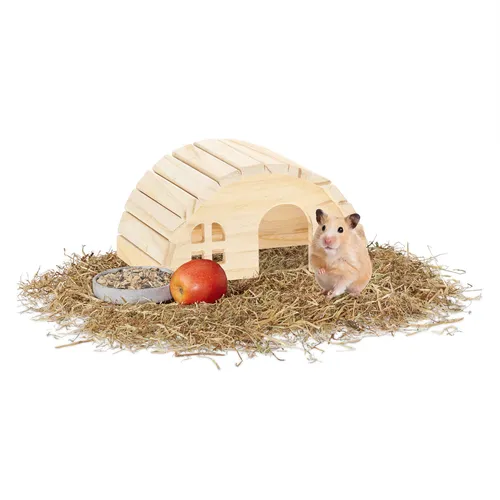 Hamsterhaus, Holzhaus Hamster Häuschen, Zwerghamster Haus, Mäusehaus, Nagerhaus