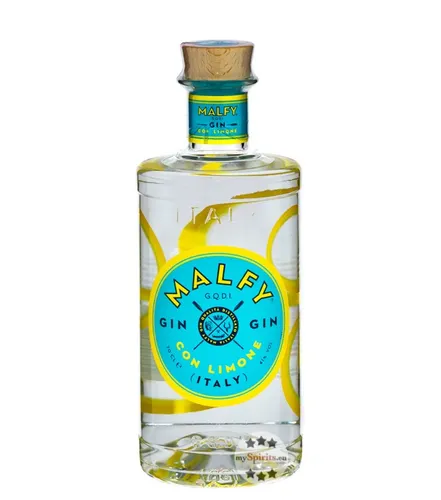 Malfy Gin con Limone – Italienischer Zitronen-Gin - Gin, der mit frischen italienischen Zitronen hergestellt wird, für einen spritzigen Genuss. Perfekt für Cocktails oder pur – jetzt bei mySpirits entdecken!