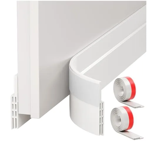 Stücke Türdichtung Zugluftstopper - 3-lagige Schalldichte Türabdichtung - Zugluftstopper & Türdichtungen, 3-lagiges Design für verbesserte Schall- und Windisolierung, energieeffizient und einfach zu installieren, ideal für alle Türarten.