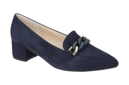Gabor Slipper – Atlantik Nubukleder - Elegante Slipper aus hochwertigem Nubukleder in atlantik Kombi, ideal für stilvolle Auftritte und höchsten Tragekomfort.