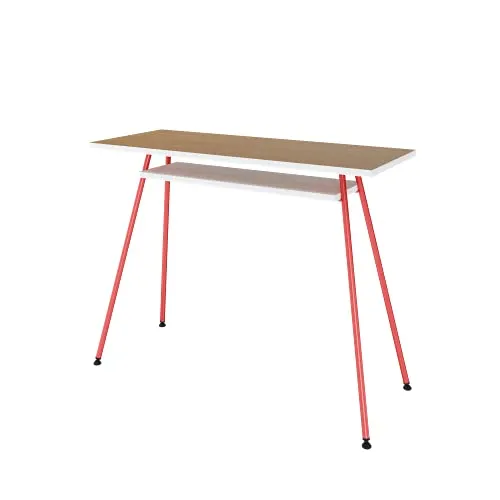 LEVIRA – Tisch, Büro, Kost Colors - 100 x 40 x 75 - Rot in rot von LEVIRA